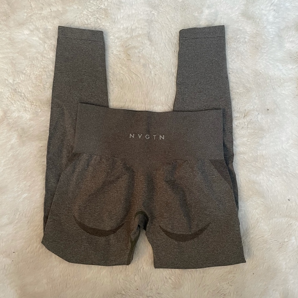 NVGTN Khaki Green Contour Seamless Leggings